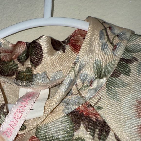 Zimmermann Waverly Floral Kids Rashguard $190 Size 2 toddler - Picture 3 of 7